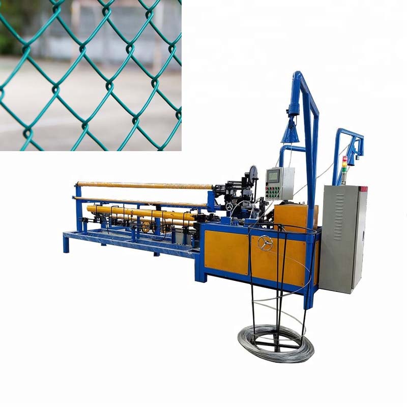 automatic chain link fence machine